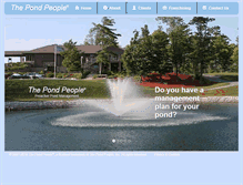 Tablet Screenshot of pondpeopleonline.com